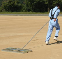 【送料無料】【お届け先法人限定】ダンノ(DANNO) グランドならし90手引き用(スパイク無し) D-3175