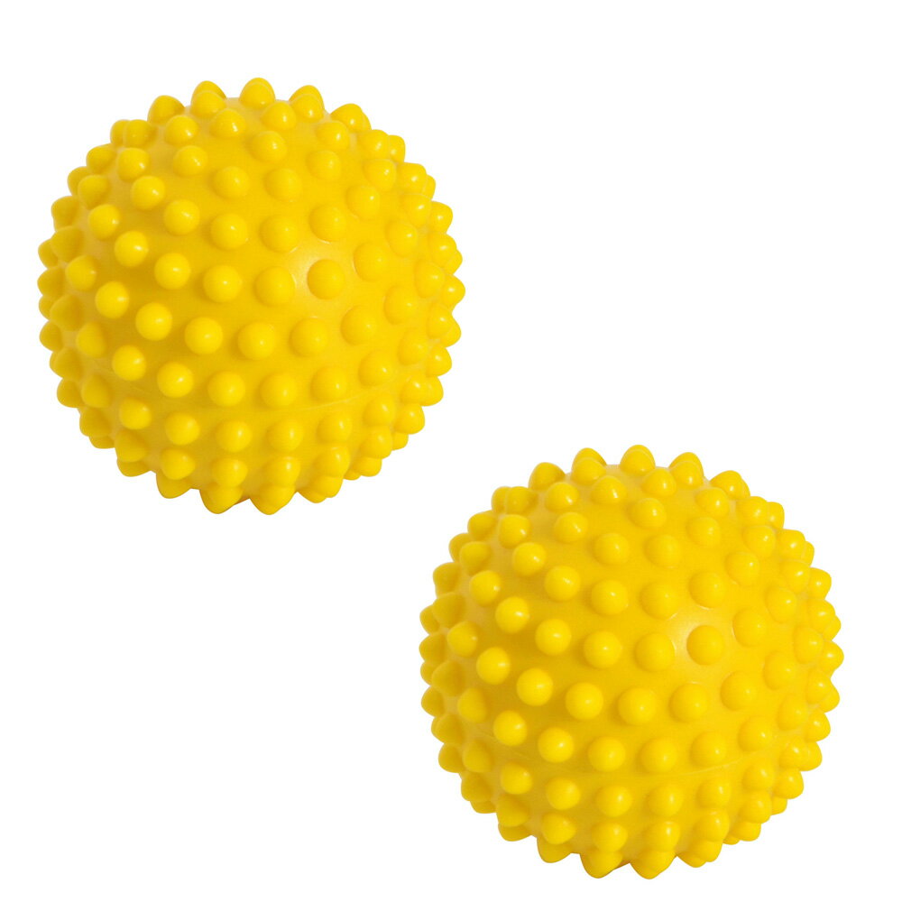 イタリア　レードラプラスチック社製　ギムニク（Gymnic)触覚ボール10 ソフトタイプ (2個1組)　黄色　10cm LP-9750(…
