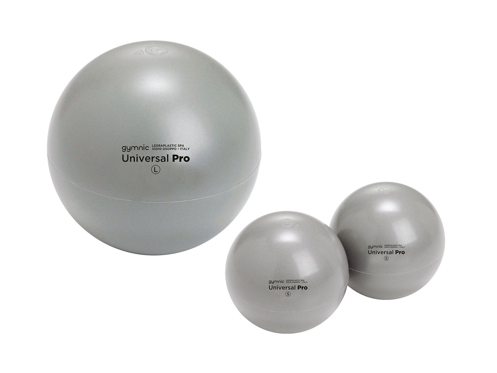 通販ショップオーエックスのイタリア　レードラプラスチック社製　ギムニク（Gymnic)　Universal Pro Large ユニバーサル・プロ ラージ　17CM　グレー　1個（D-5972）LP-8105(リフレックスボール）【正規品】輸入元（株）ギムニク｜アングル2