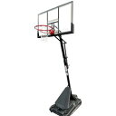 バスケットゴール 家庭用 SPALDING（スポルディング）54”ゴールドTFポータブル 6A1746CN バックボード スポルディング バスケットボール 屋外用 練習用【送料無料】