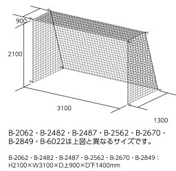 トーエイライト (TOEI LIGHT) フットサル・ハンドゴールネット B-2482