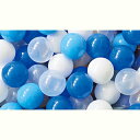 PEボール70 (B) PE70 （500個） ボールプール ボールハウス用 青 水色 白 透明