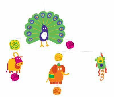 DJECO(ジェコ） ルームデコ　モビール　インディア　DD04356