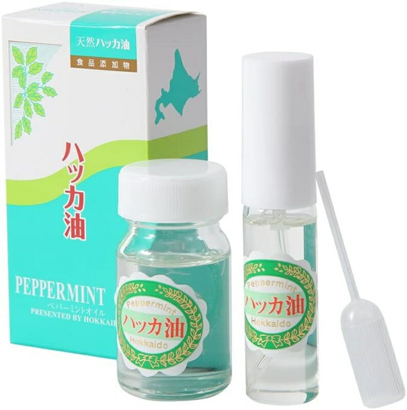 天然ハッカ油スプレーセット（小12ml＋詰替用20ml）