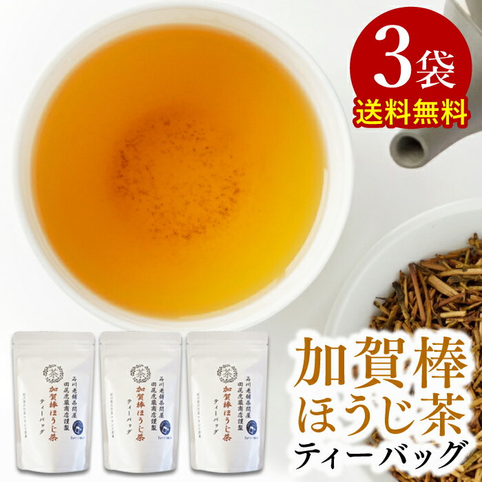 ほうじ茶 ティーバッグ 送料無料 加賀棒ほうじ茶ティーバッグ 15個入×3袋セット お茶 焙じ茶 ティーパック お得 加賀 棒ほうじ茶 茎ほうじ茶 かりがね 国産 業務用 オフィス 深むし茶 深蒸し茶 緑茶 日本茶 メール便