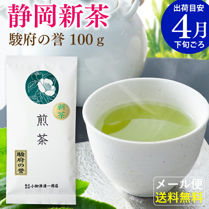 新茶 2024 静岡 深蒸し茶 煎茶 駿府の誉 100g お茶 静岡茶 茶葉 緑茶 深むし茶 健康 日本茶 お取り寄せ 父の日 ギフト ポスト投函 メール便 送料無料