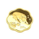【新品】中国十二支金貨 200元 2007中国丁亥(猪)年記念金貨 純金 K24 2
