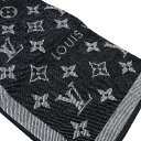 美品 ルイヴィトン モノグラム ビーチタオル 大判タオル ネイビー コットン