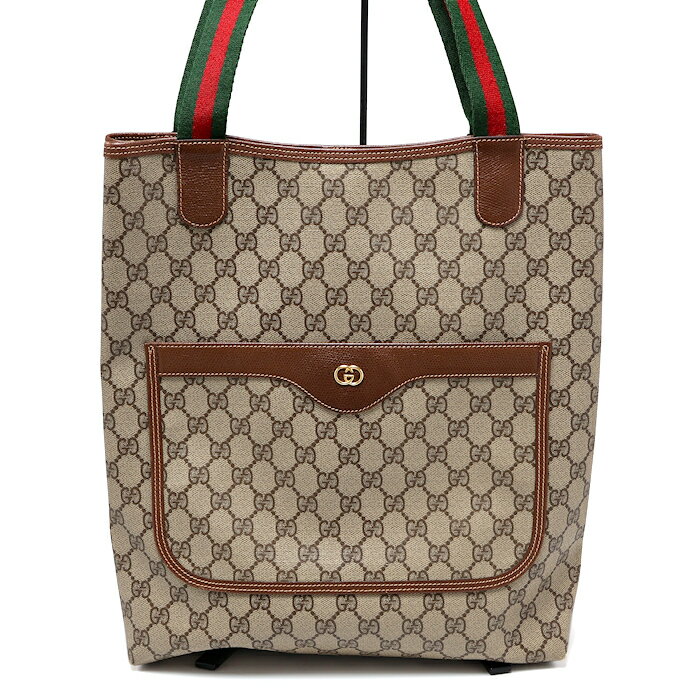 Rakuten - グッチ GGスプリーム トートバッグ 002・123・6487 シェリーライン オールドグッチ GUCCI