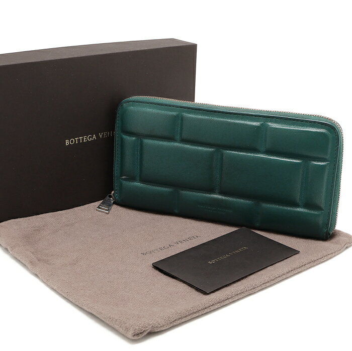 Rakuten - ボッテガヴェネタ ブロック ジップアラウンドウォレット グリーン メンズ 長財布 BOTTEGA VENETA