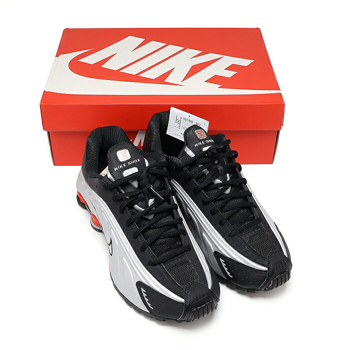 ナイキ ショックス R4 HQ1988-002 26cm メタリックシルバー メンズ スニーカー NIKE SHOX R4
