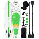 SUPボードセット スタンドアップパドルボード SUPインフレータブル サップボード 両用パドル カヤックシート付 涼しい 夏 海 調整可能なパドル パドルボード 安定性 釣り ヨガ 滑り止め コンパクト 軽量 小型 長320cm