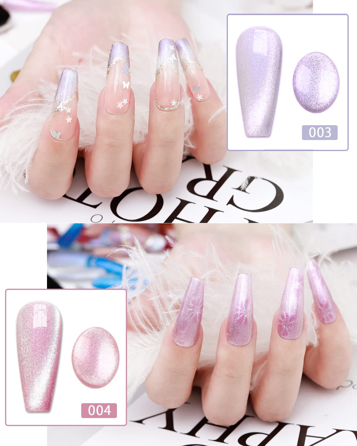 マグネットジェル セット Biutee キャッツアイジェル 6色8ml 磁石付き オーロラ系 ...