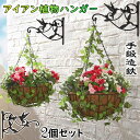\限定5%OFFクーポン/ DEWEL アイアン 植物ハンガー ハンギングフック 植物吊り下げフック 2個入り 園芸 風鈴 植木鉢 巣箱 吊り下げ プランター ...
