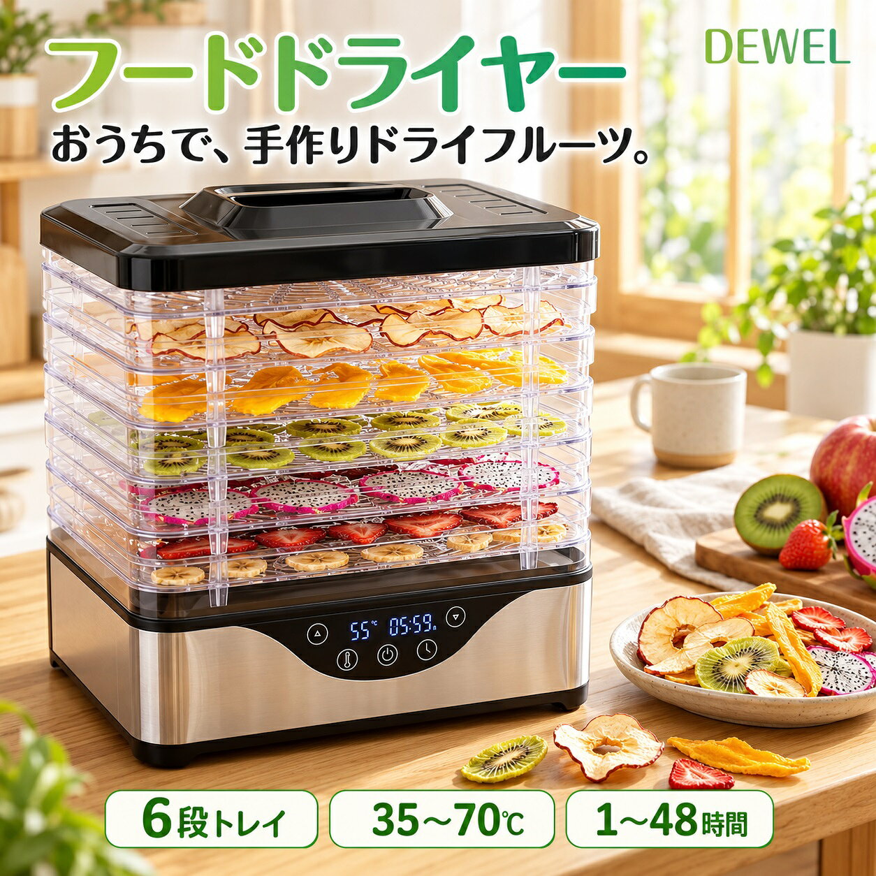 楽天市場】ドライフルーツメーカー フードドライヤー（家電）の通販