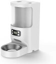 【P3倍+7%OFF】Iseebiz 自動給餌器 猫用 中小型犬用 4L大容量 ペット用自動餌やり機 2WAY給電 1日5食 15日連続自動給餌 タイマー式 音...