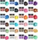 【マラソン限定!P10倍】ネイルパウダー ネイル&レジン用 24色セット ネイル材料 ネイルアート 素材 DIY ネイルデザイン UVレジン用染料 マイカパウダ...