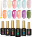 ★1日限定11P★カラーネイルジェル クリアピンク系 Biutee 透け感ありジェル 6色 8ml 初心者 DIY UV/LED対応 優しい おしゃれ セルフネ...