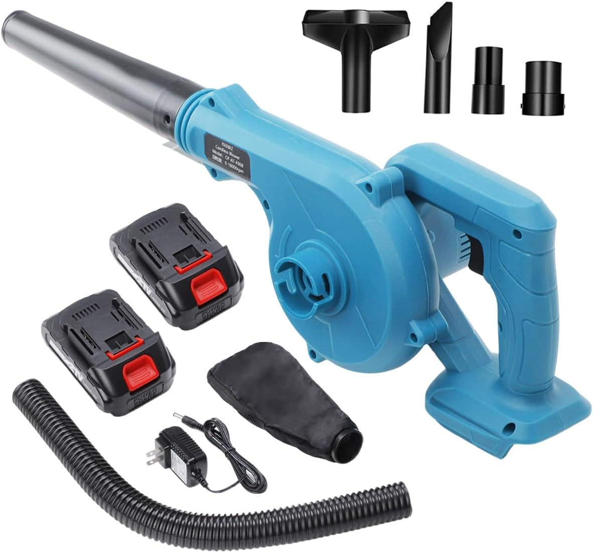 【BF限定10倍P＆10％OFF】 充電式 ブロワー 風量2.8m³/min 吸込み1台2役 連続20分間使用 コードレスブ..