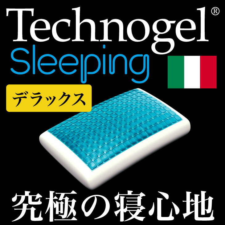 【あす楽対応】テクノジェルスリーピング　デラックスピロー Technogel テクノジェルピロー 快眠博士 送料無料 低反発 枕 まくら ピロー pillow 寝具テクノジェルスリーピング　デラックスピロー （Technogel Sleeping Deluxe)♪♪♪ 【送料無料】【快眠博士・テクノジェルピロー・低反発】【枕 まくら ピロー pillow 寝具】【N】【ポイント10倍】【ヒルナンデスで紹介 首・肩こりでお悩みの人に】【あす楽対応】