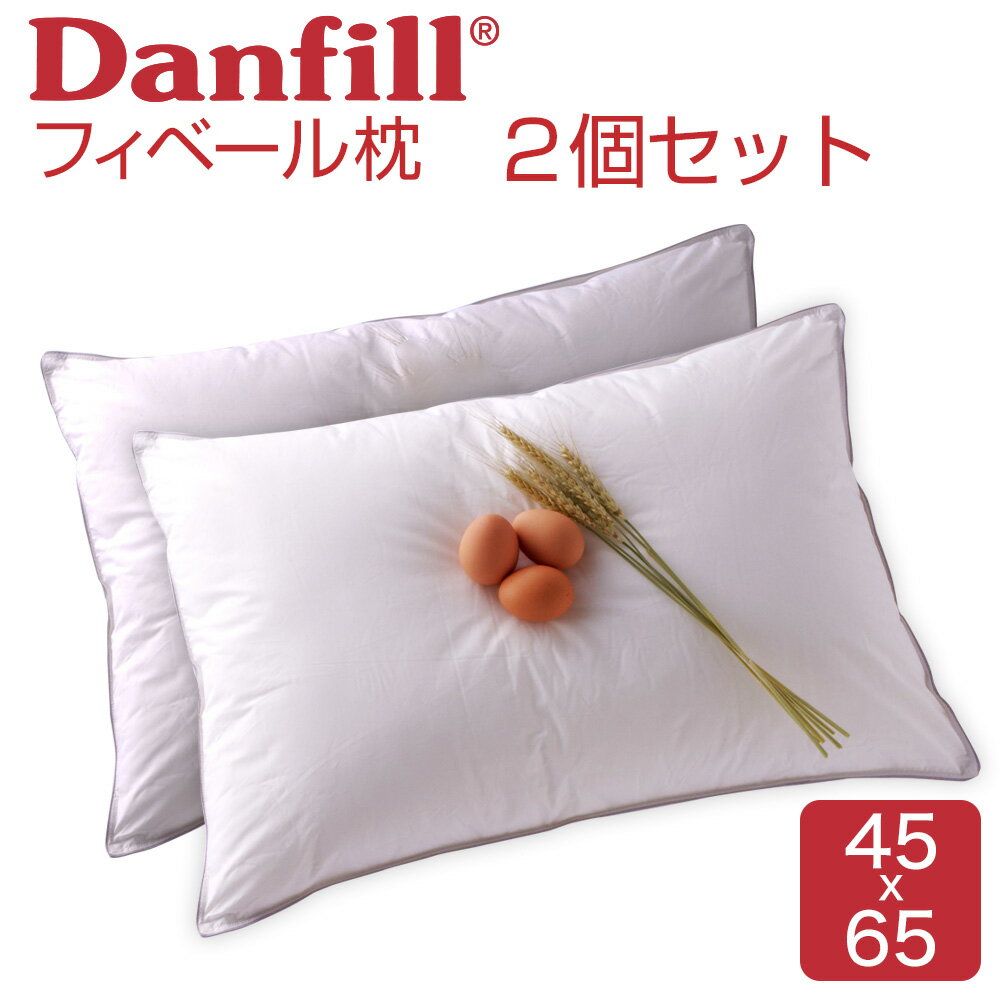 枕 フィベールピロー 2個セット Danfill(ダンフィル) まるで高級ホテル気分を味わえるふわふわの枕 2個セット 【枕 2つ 洗える 洗える枕 まくら 洗濯できる 洗濯機 ピロー ホテル枕 ホテル ホテル仕様 フィベール枕 アペックス】【N】【母の日 父の日 プレゼント ギフト】