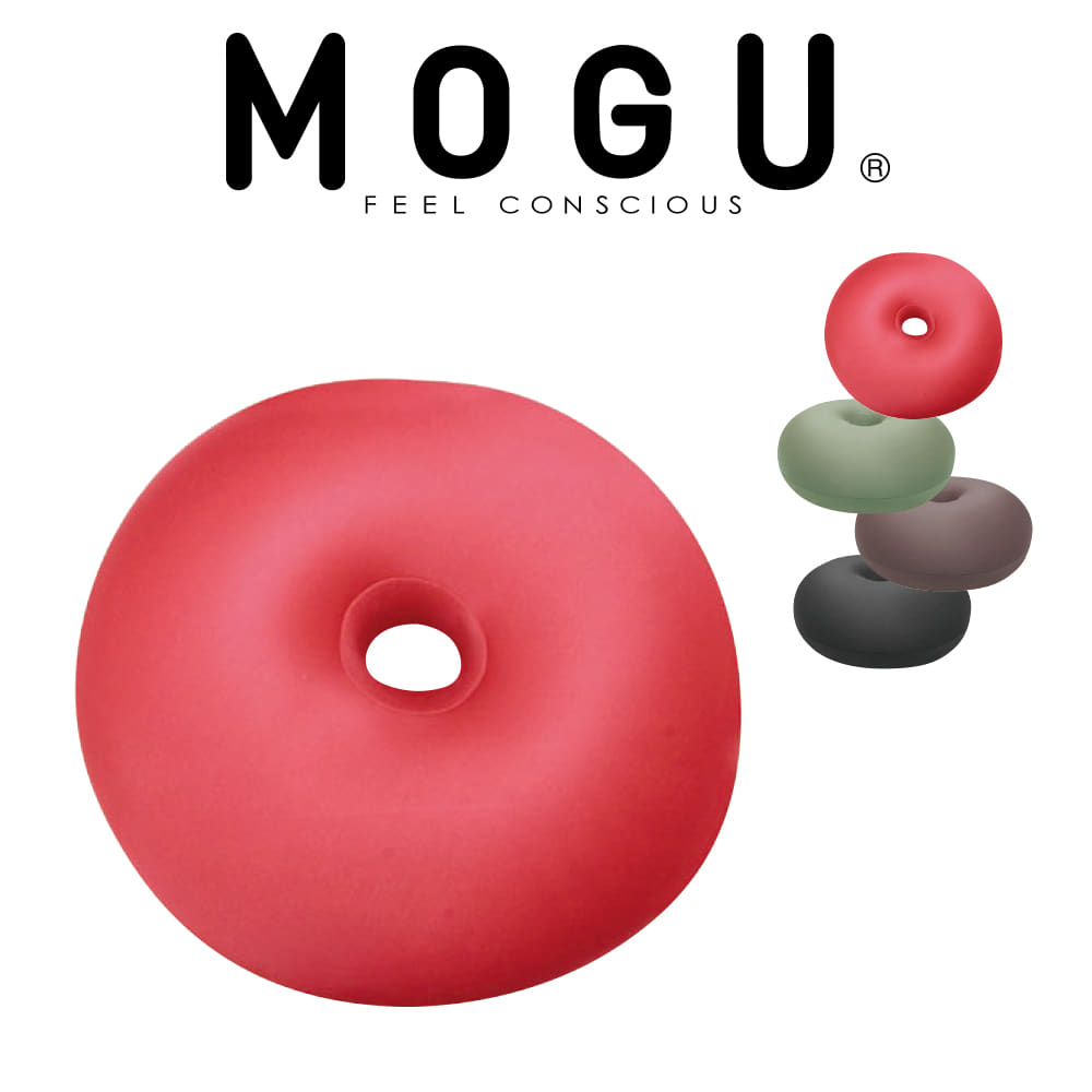 クッション MOGU（モグ） ホールフロアクッション 優しくお尻を支えるふんわりドーナツ状の ビーズクッション 【円座クッション 穴開き 穴あき 座布団 円座 床 ビーズ もちもち お尻 ドーナツ ドーナツクッション かわいい おすすめ】【父の日 プレゼント ギフト】