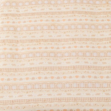 枕カバー 子供用 フジキ ミュージックノート ベビー用お昼寝 枕カバー 約38×28センチ【まくらカバー ピロケース ピローケース 赤ちゃん 新生児 保育園 幼稚園 洗える 男の子 女の子 かわいい】 【日本製】【ゆうメール便対応】