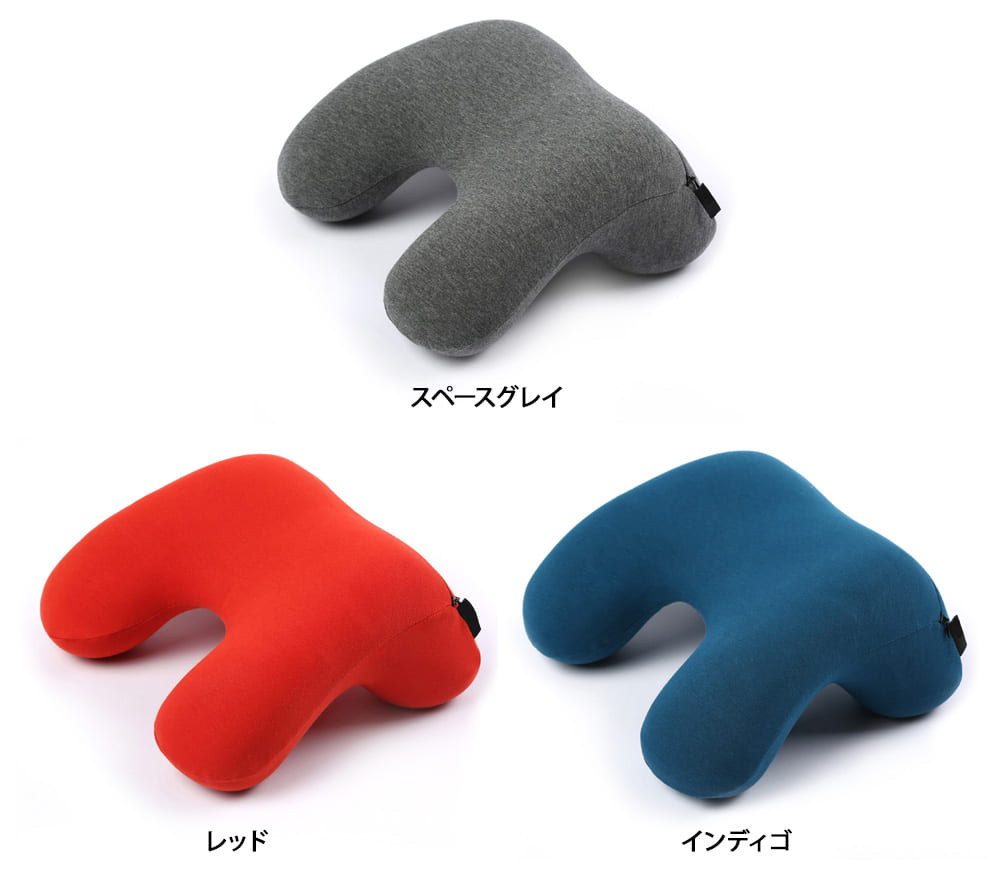 NAP PILLOW（ナップピロー）オフィスでのお昼寝、旅行 携帯 枕として使えるキャリングポーチ付 【ネックピロー 首枕 旅行 正規品 お昼寝 仮眠 低反発 ウレタン 携帯 飛行機 バス ドライブ リラックズ】【キャッシュレス 還元 対応】【父の日】