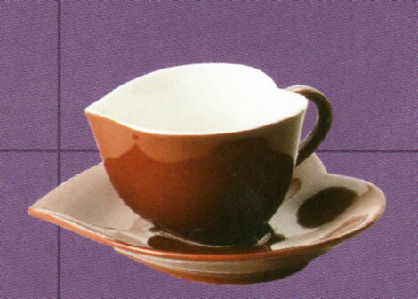 ハッピーハート ブラウン コーヒーカップ カップ ソーサー コーヒーカップ 陶器 美濃焼 コーヒーカップ 和食器 コーヒーカップ プレゼ..