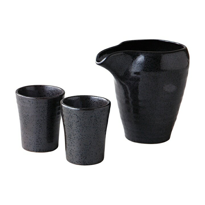 冷酒器 黒結晶 盃 酒器 プレゼント 父の日 母の日 敬老の日 誕生日プレゼント 冷酒器セット 酒器セット 徳利 おちょ…