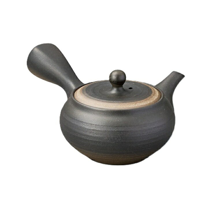 樂天商城 - 常滑焼 黒吹き焼締平丸 急須 おしゃれ 急須 常滑焼 きゅうす お茶 急須 常滑 焼 窯元 急須 茶こし 和 モダン 急須 お茶 玉露 綾鷹 煎茶 緑茶 ポット 土瓶 茶出し