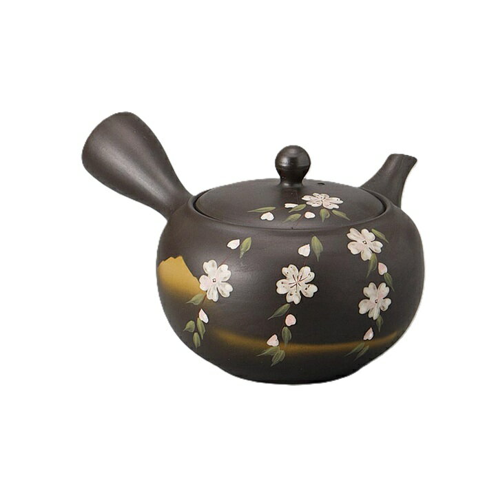 樂天商城 - 常滑焼 黒泥 桜ぼかし 急須 おしゃれ 急須 常滑焼 きゅうす お茶 急須 常滑 焼 窯元 急須 茶こし 和 モダン 急須 お茶 玉露 綾鷹 煎茶 緑茶 ポット 土瓶 茶出し