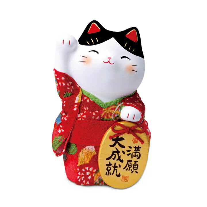 樂天商城 - 錦彩 ちりめん 小判 招き猫 満願 大 まねきねこ 招き猫 置物 招き猫 かわいい 招き猫 開店祝い 招き猫 薬師窯 招き猫 右手 プレゼント 男性 開店 祝い プレゼント おしゃれ カフェ 開店祝い プレゼント 新築祝い プレゼント 友人 プレゼント 友人 引っ越し祝い