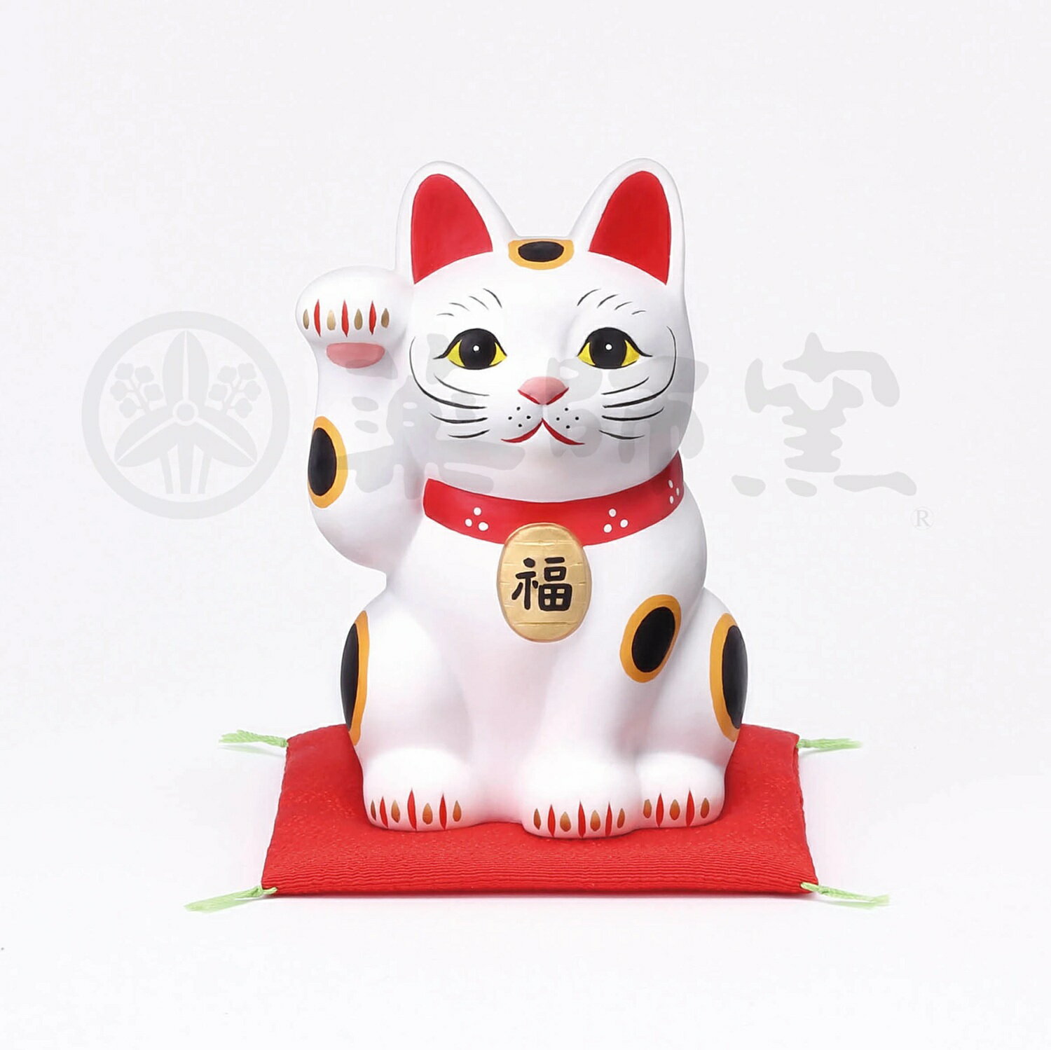 樂天商城 - 福まねき猫 招き猫 右手 白 小 まねきねこ 招き猫 置物 招き猫 かわいい 招き猫 開店祝い 招き猫 薬師窯 招き猫 右手 プレゼント 男性 開店 祝い プレゼント おしゃれ カフェ 開店祝い プレゼント 新築祝い プレゼント 友人 プレゼント 友人 引っ越し祝い