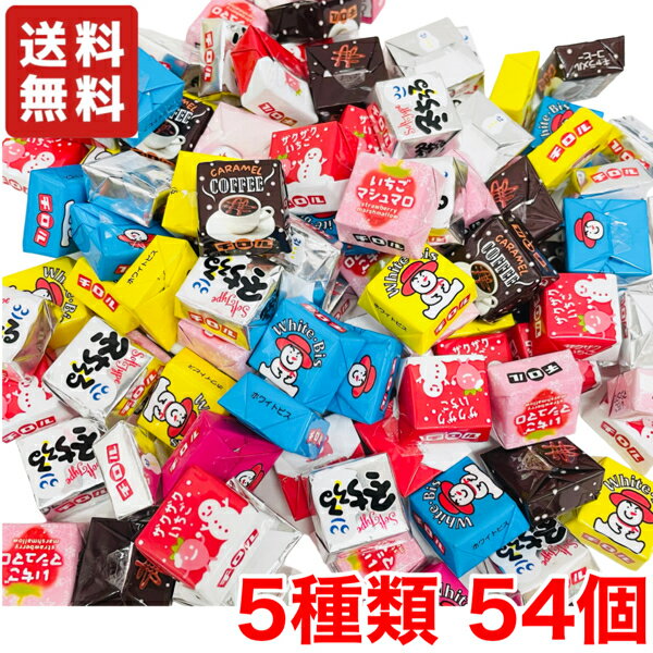 【送料無料】 チロルチョコ 冬のバラエティパック 5種類 54粒セット アソート袋 チロル チョコレート ファミリーパック 【メール便】のサムネイル