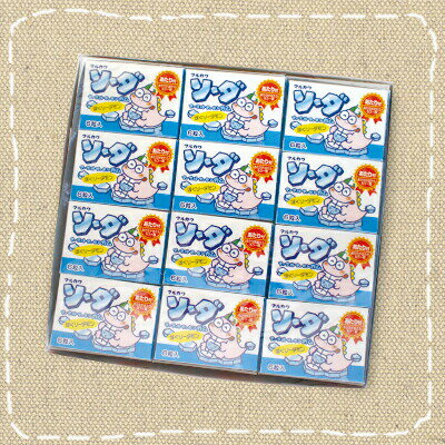 【駄菓子】マルカワ　ソーダ　マーブルガム　当り付33付【卸価格】の商品画像