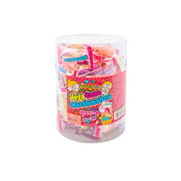やおきん メガコーンマシュマロ 200g (目安個数 36個包装)×1個