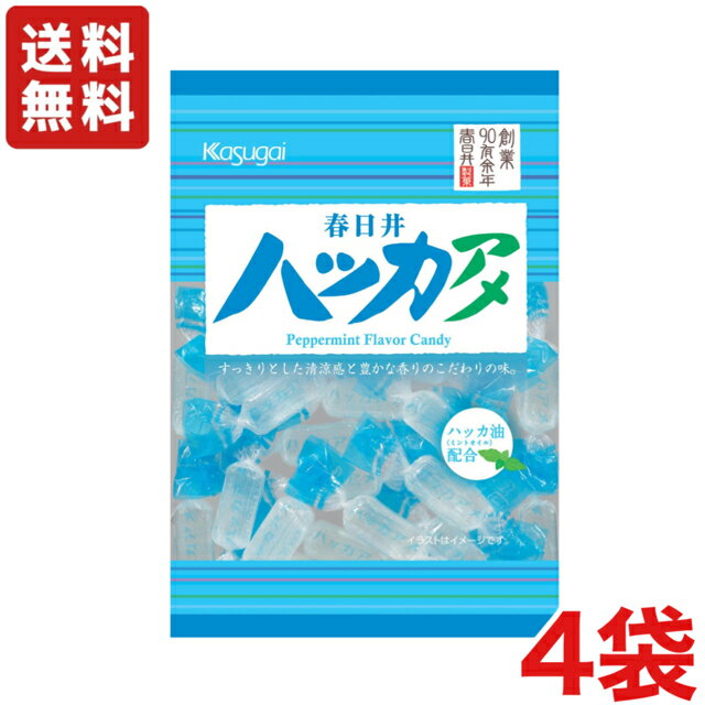 【送料無料】春日井製菓 ハッカアメ 150g×4袋【メール便】