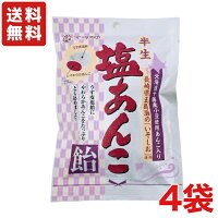 【送料無料】松屋製菓 半生 塩あんこ飴 70g ×4袋 個包装 マツヤ あめ 【メール便】