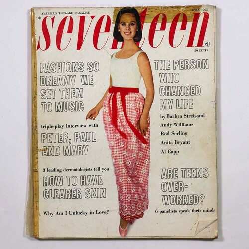 【中古】Seventeen Magazine April 1965