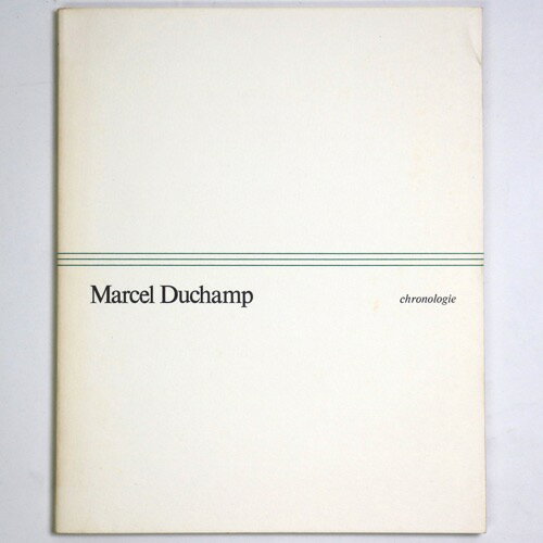 【中古】Marcel Duchamp chronologie