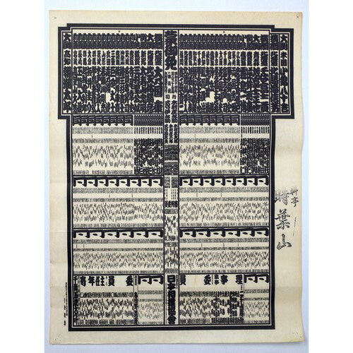 大相撲番付表　昭和64年1月　初場所1989Notes: サイズ: 580mm コンディション：《C: やや傷み、キズ、スレ、汚れあり。まずまずの状態。》 ヤケ、シミ、折れ、印、ピン穴あり。 一枚物・リーフレット ID:85254管:LG-...