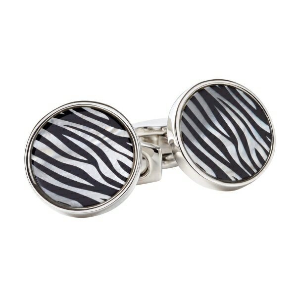 サイモンカーター SIMON CARTER イギリス製 Safari Zebra Print カフリンクス カフスボタン ギフト ブランド プレゼント おしゃれ...