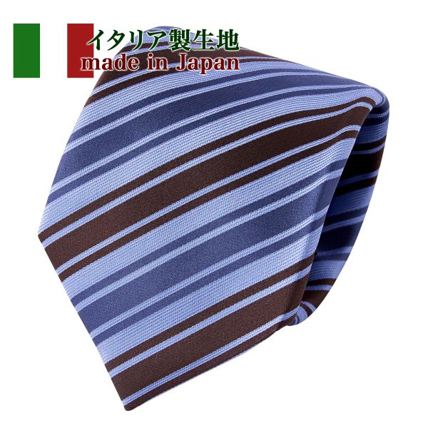 イタリア製生地シルク100% 絹 ネクタイ 日本製ネクタイ 