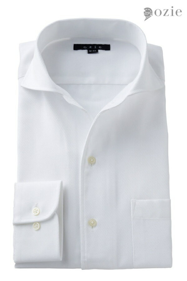 イタリアンカラー ワイドカラー メンズ ドレスシャツ 長袖ワイシャツ 白 ビジネスシャツ カッターシャツ おしゃれ Yシャツ オフィス | ワイシャツ シャツ ...