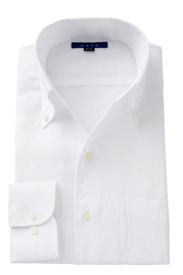 麻100% イタリアンカラー スキッパー | ワイシャツ メンズ シャツ 高級 ビジネス おしゃれ ドレスシャツ リネン ボタンダウンシャツ 長袖 リネンシャツ カッターシャツ ビジネスシャツ スリム ボタンダウン yシャツ 麻 白 無地 ビジネスワイシャツ