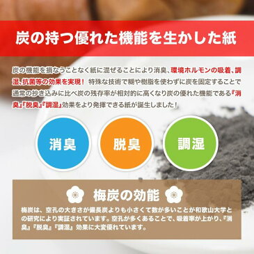 ※繰り返し使える、厚手ニオイとり紙※シャイニーキックス 梅炭ニオイとり紙 20枚入り【除湿 消臭 脱臭ペーパー 除湿乾燥剤 備長炭より効果の高い梅炭を使用　湿気とり スニーカー シューズ パンプス 革靴　脱臭炭】日本製　薬品不使用　無添加