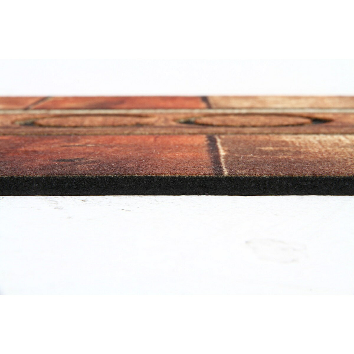 不二貿易 ラバーマット ウェルカム 木目 幅60x奥行40cm 25097 家具・雑貨 [2]