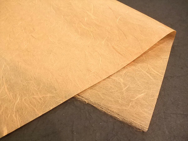 機械抄き純楮雲竜紙　淡茶色