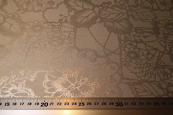 伊予　ギルディング和紙　C　花園　銀